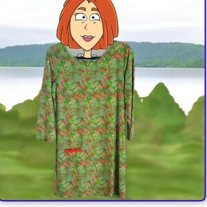 Cabana Life UPF Green Dress L